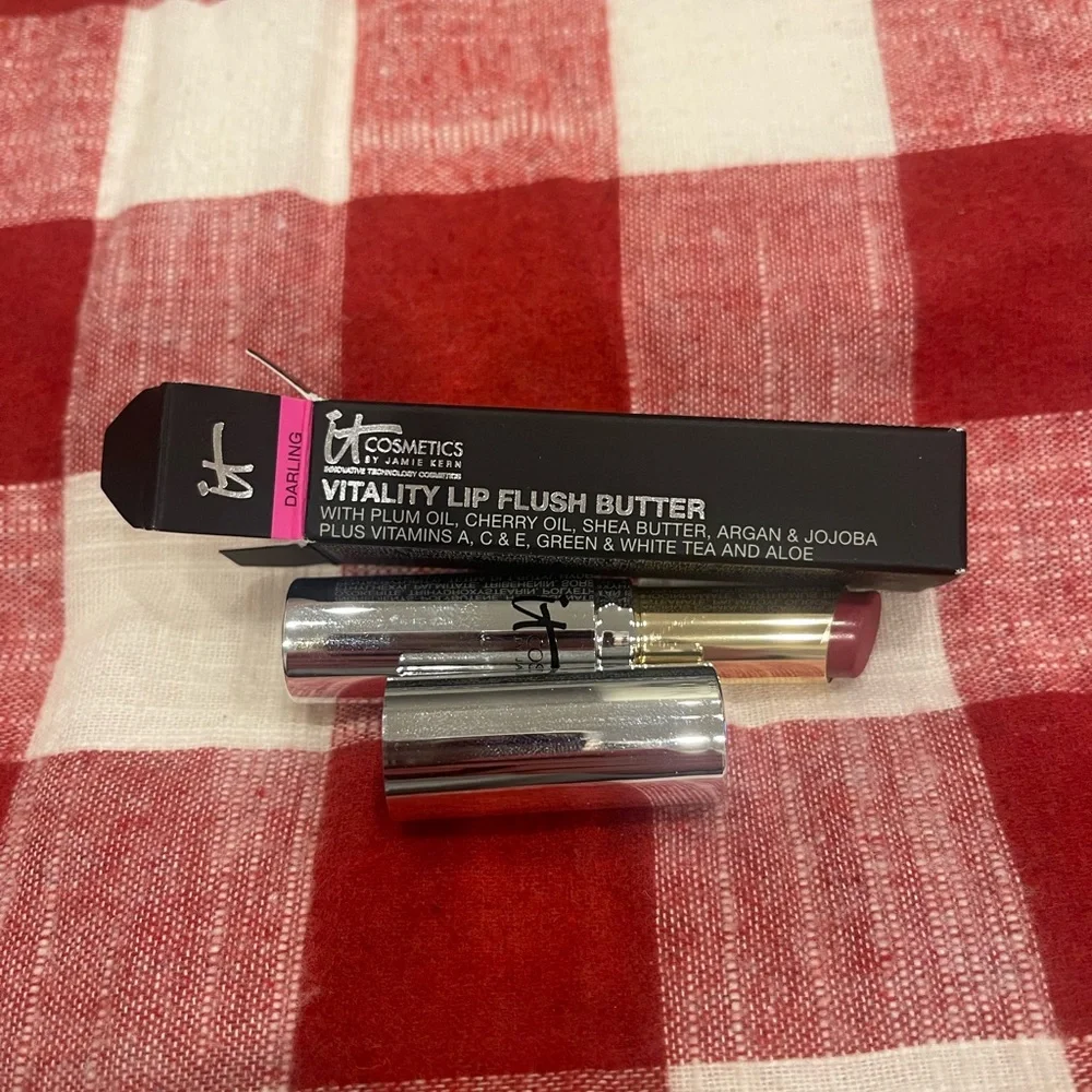It Cosmetics Vitality Lip Flush Butter in Darling NEW Discontinued Rare